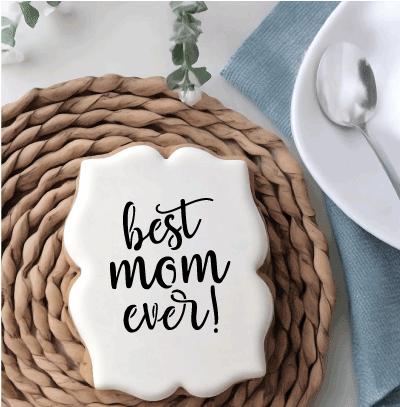 Best Mom Ever Stencil - DIGITAL DOWNLOAD