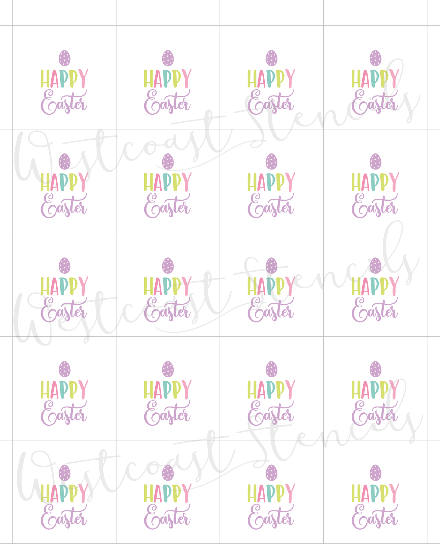Happy Easter Tags - 2 Inch - DIGITAL DOWNLOAD