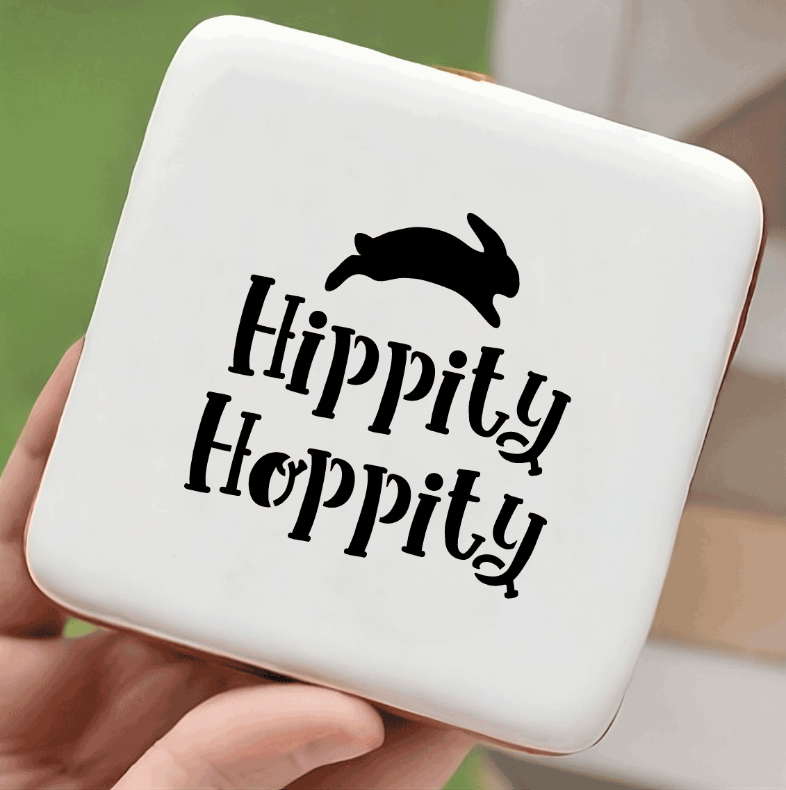 Hippity Hoppity Stencil - DIGITAL DOWNLOAD