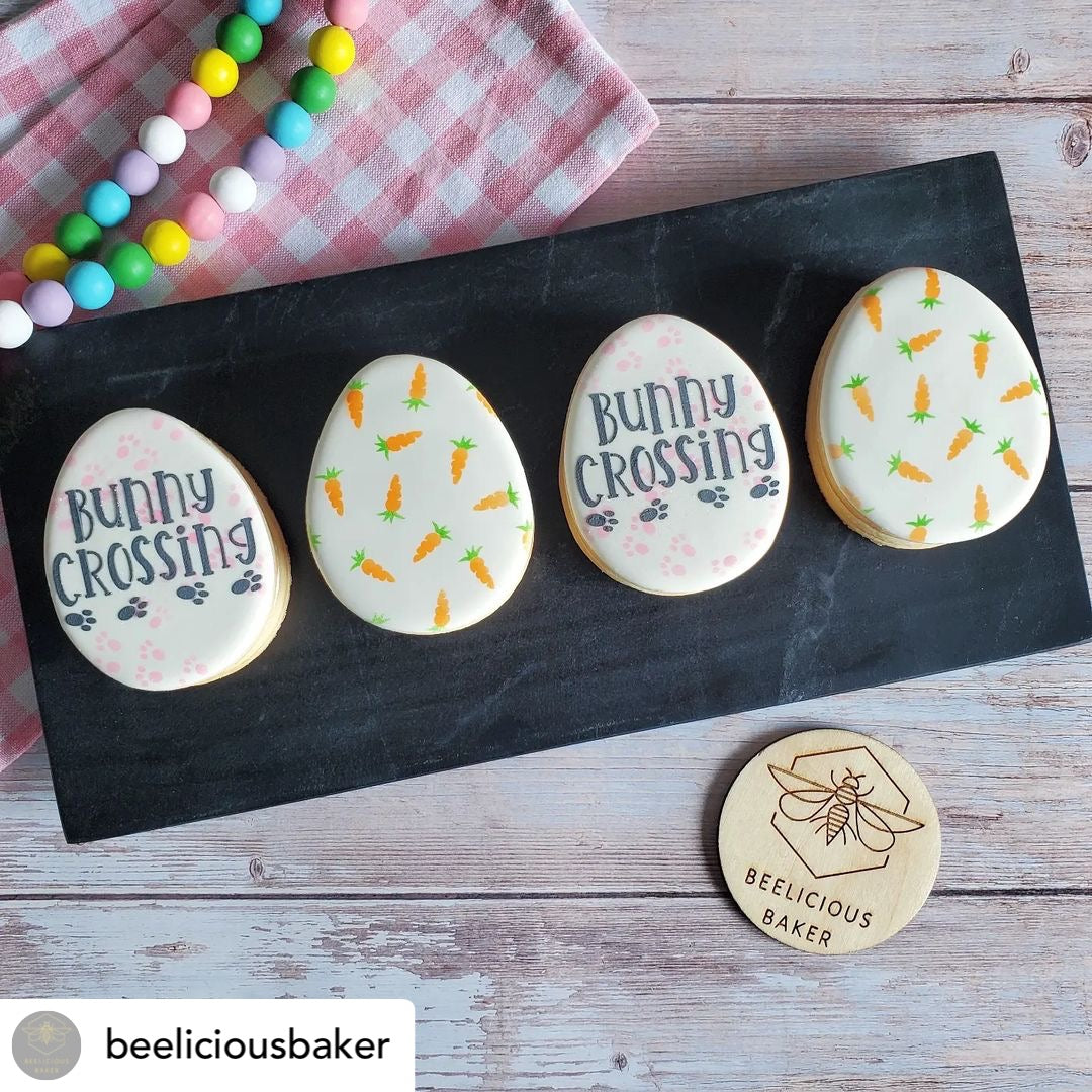 Bunny Crossing Stencil - DIGITAL DOWNLOAD