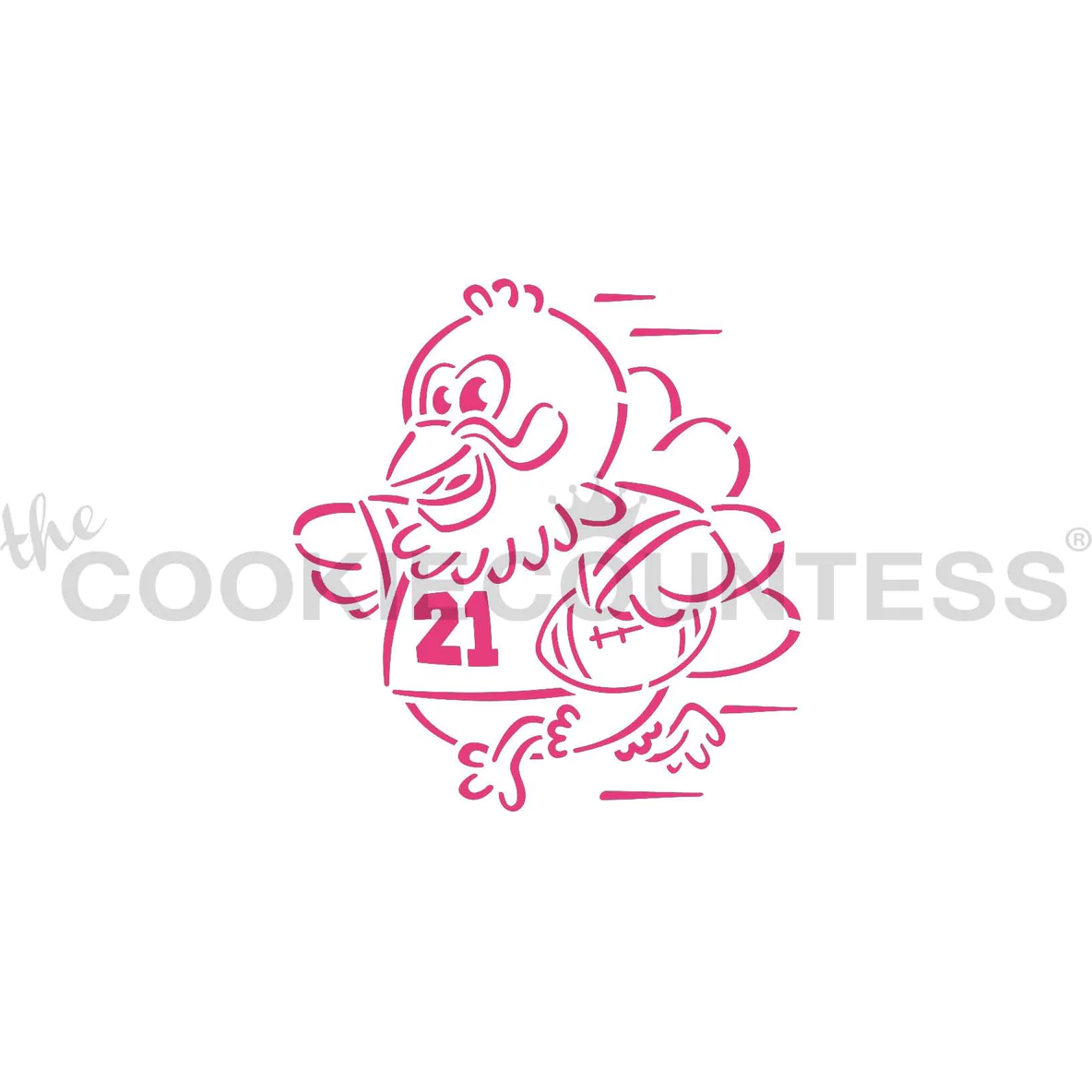Touchdown Turkey PYO by Zee Will Draw Stencils