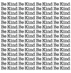 Be Kind Background Stencil