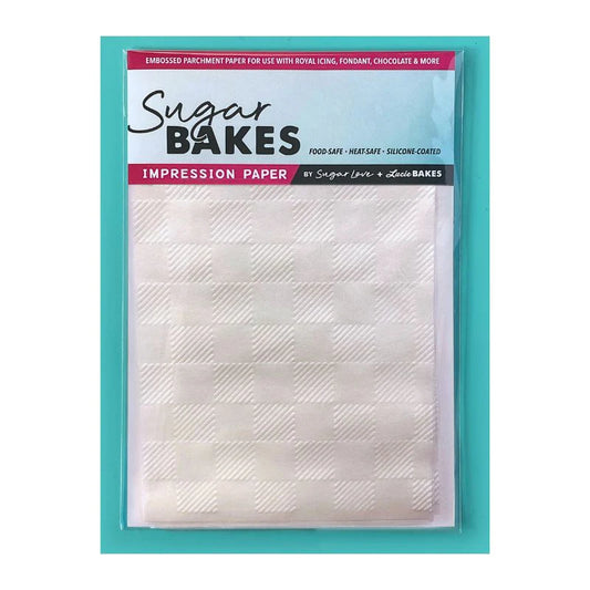 Buffalo Plaid - Sugar Bakes Impression Paper