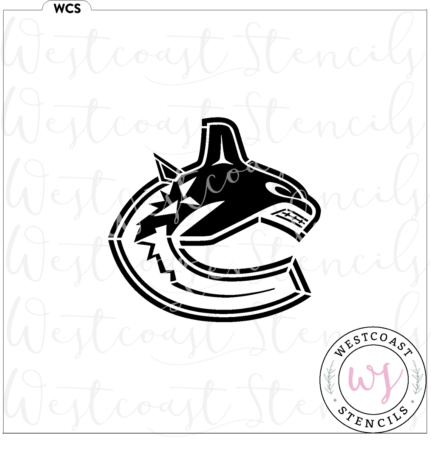 Vancouver Canucks Stencil - Digital Download