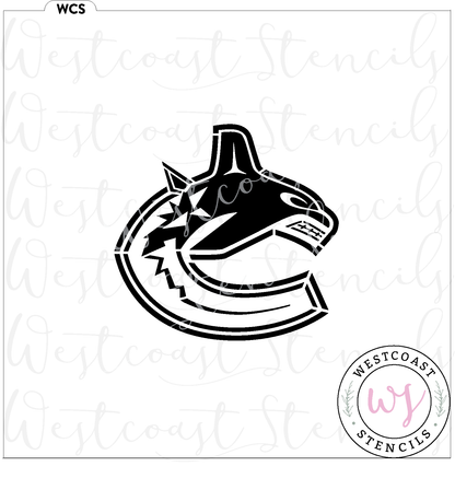 Vancouver Canucks Stencil - Digital Download