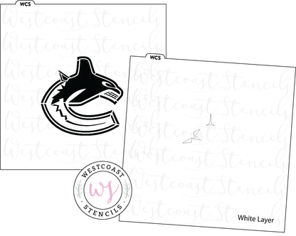 Vancouver Canucks Stencil - Digital Download