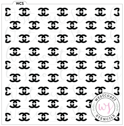 Chanel Pattern Stencil - Digital Download