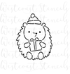 PYO Christmas Hedgehog Stencil