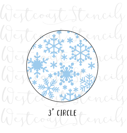 Christmas Snowflake Stencil