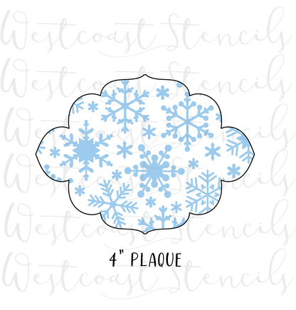 Christmas Snowflake Stencil