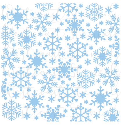 Christmas Snowflake Stencil