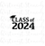 Class Of 2024 Stencil, with Cap