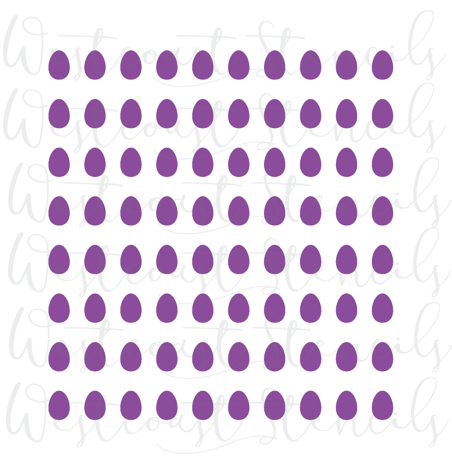 Easter Egg Sprinkle Stencil