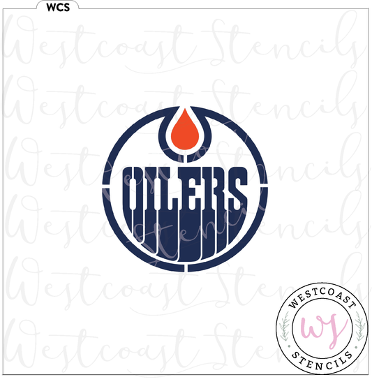 Edmonton Oilers Stencil - Digital Download