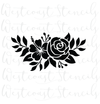 Floral Bouquet with Hibiscus Stencil