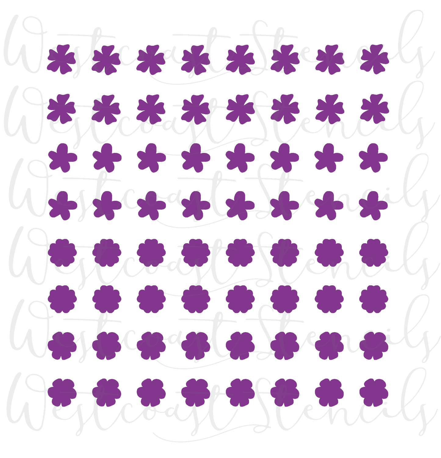 Floral Sprinkle Stencil