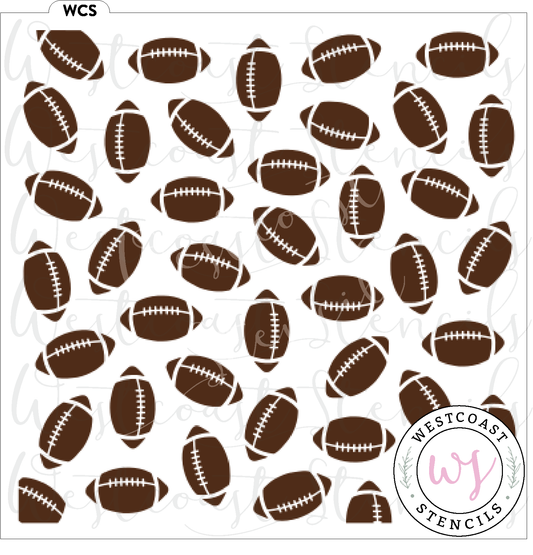 Football Field Background Stencil