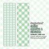 Green Arrows & Gingham - 9.5" x 2.625" Tall Backers