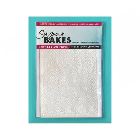 Geometric Stars - Sugar Bakes Impression Paper