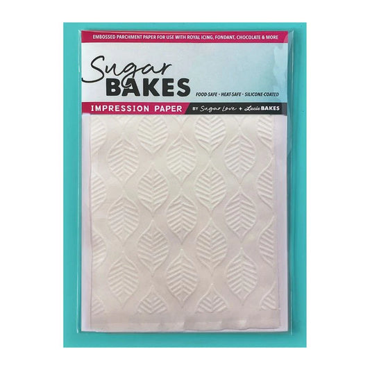 Geometric Leaf - Sugar Bakes Impression Paper