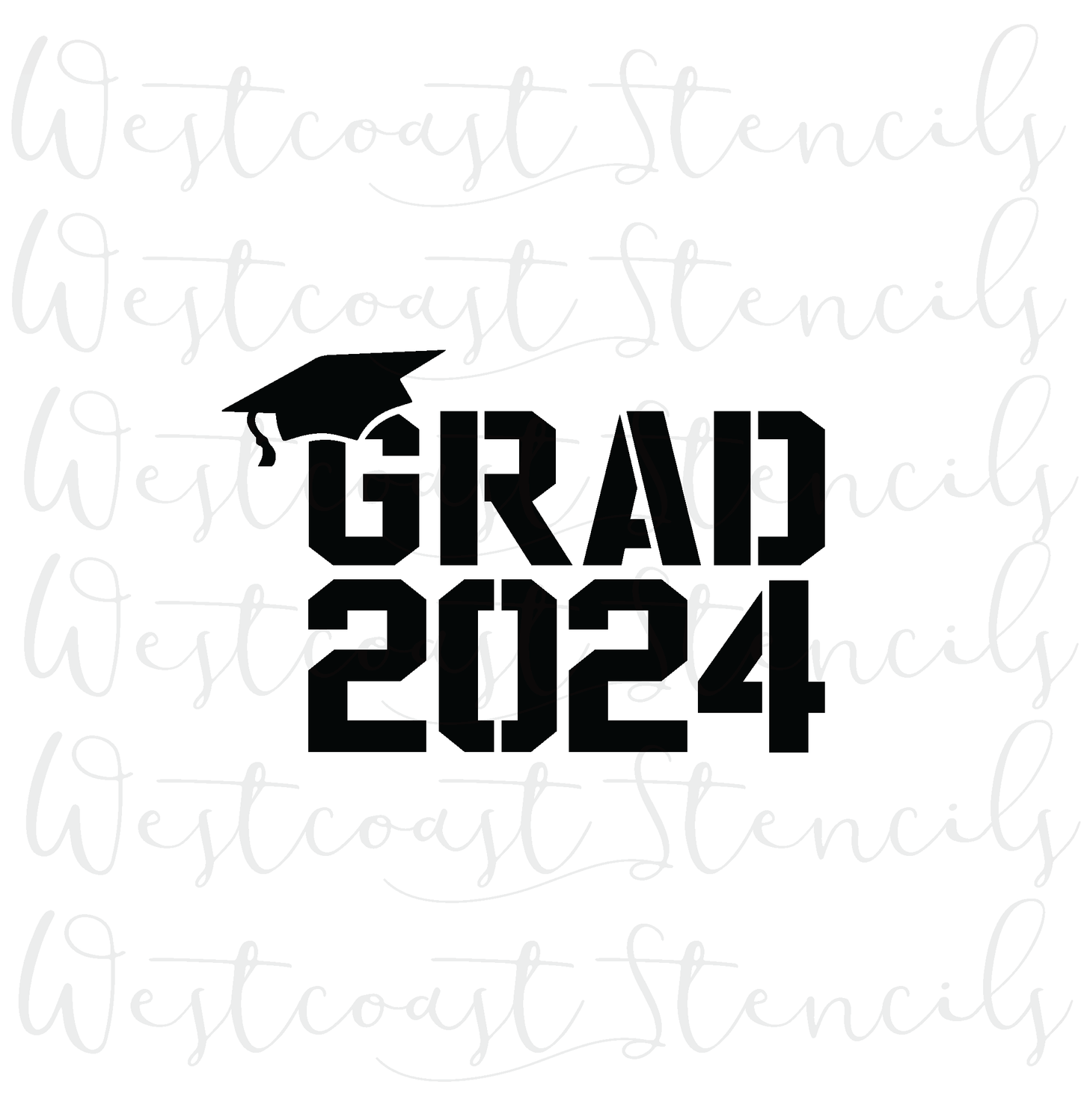 Grad 2024 Stencil, Style 2