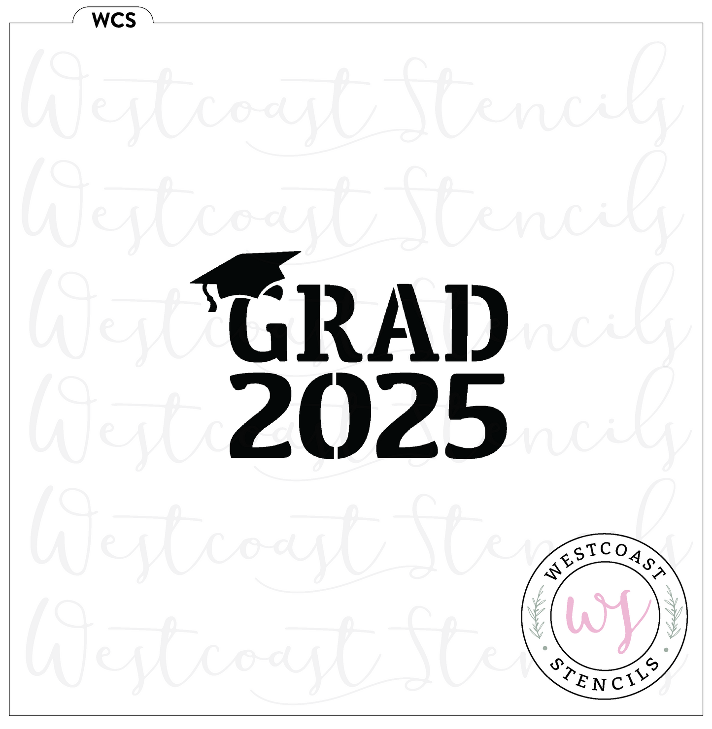 Grad 2025 Stencil, Style 1
