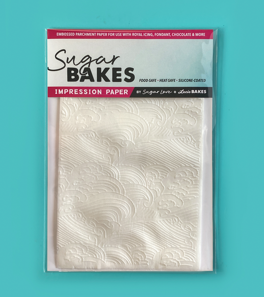 Great Waves - Sugar Bakes Impression Paper