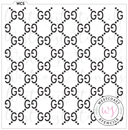 Gucci Pattern Stencil - Digital Download