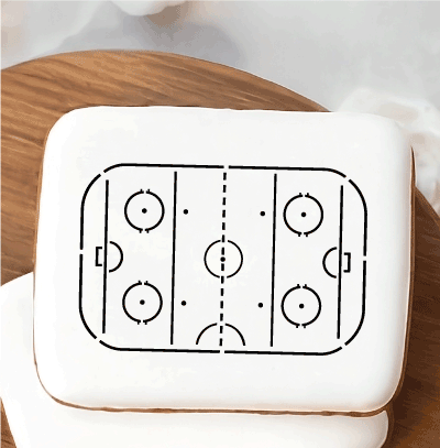 Hockey Rink Stencil - Digital Download