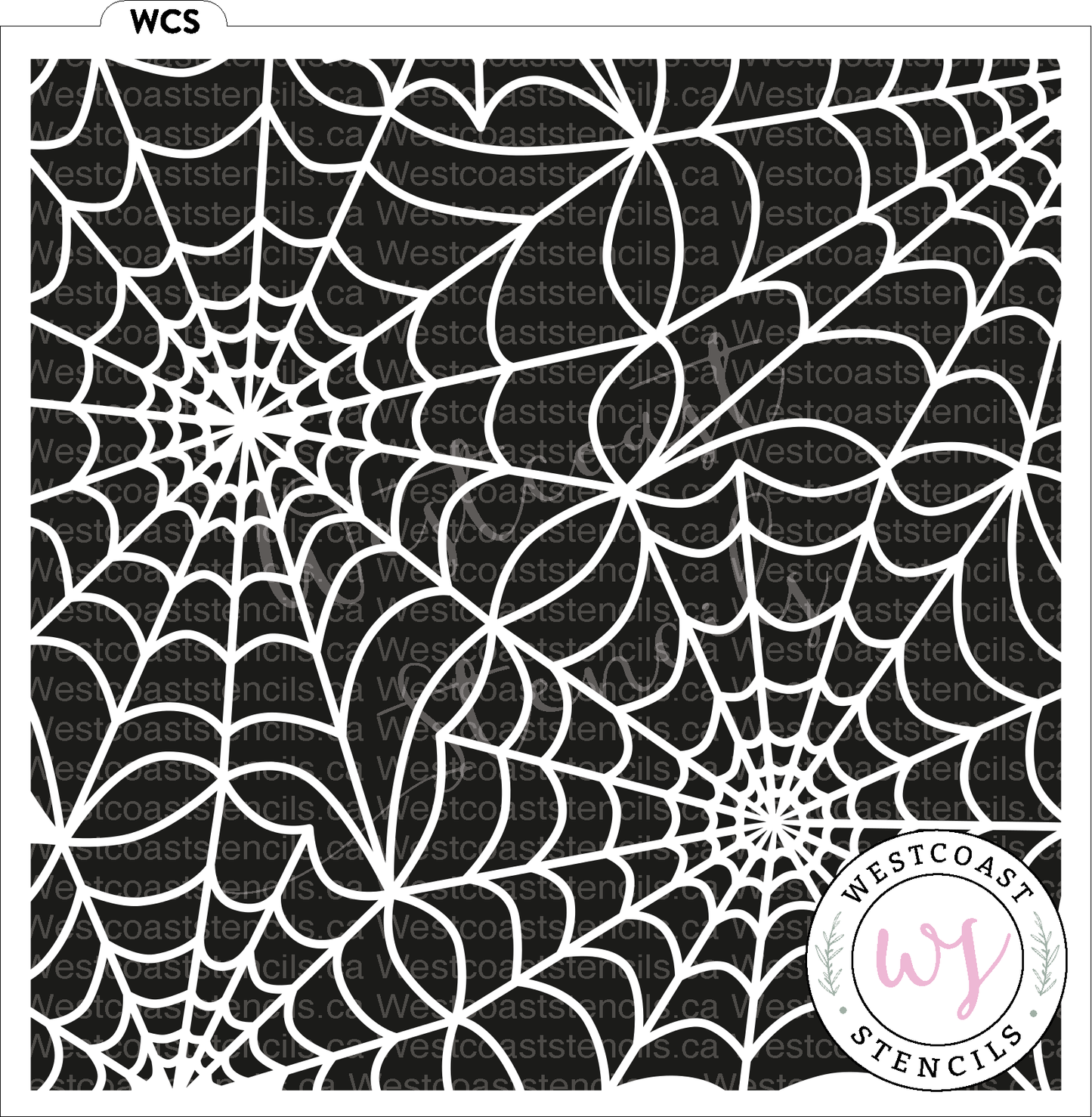 Multi Spider Web Stencil - DIGITAL DOWNLOAD