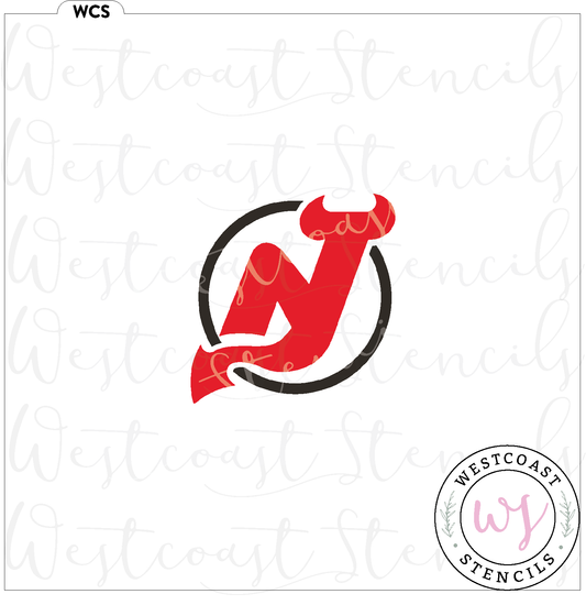 New Jersey Devils Stencil - Digital Download