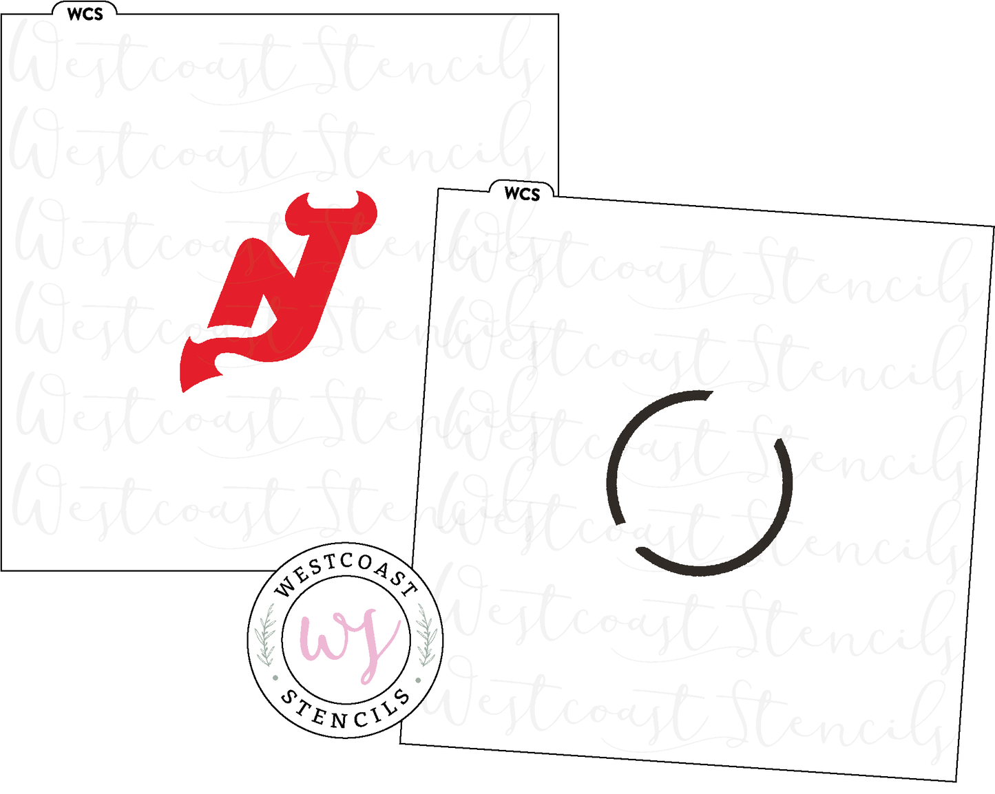 New Jersey Devils Stencil - Digital Download