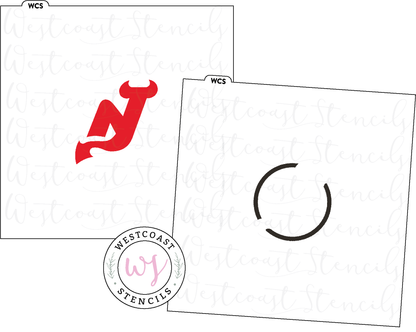 New Jersey Devils Stencil - Digital Download