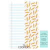 PENCIL PATTERN FOOD SAFE COOKIE CARD BACKERS - THE COOKIERY