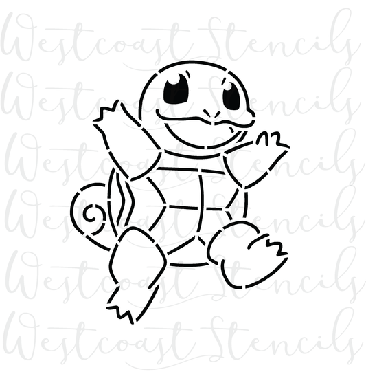 PYO Pokemon Squirtle Stencil