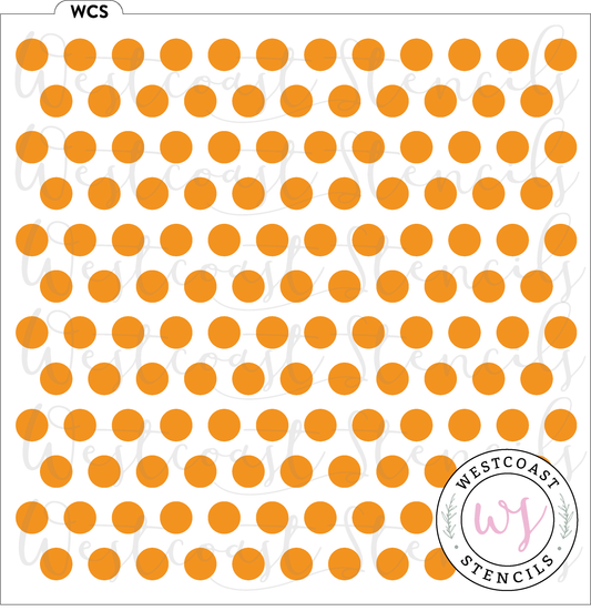 Polka Dot Medium Stencil - DIGITAL DOWNLOAD