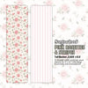 Pink Rosettes & Stripes - 9.5" x 2.625" Tall Backers