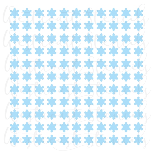 Snowflake Sprinkle Stencil