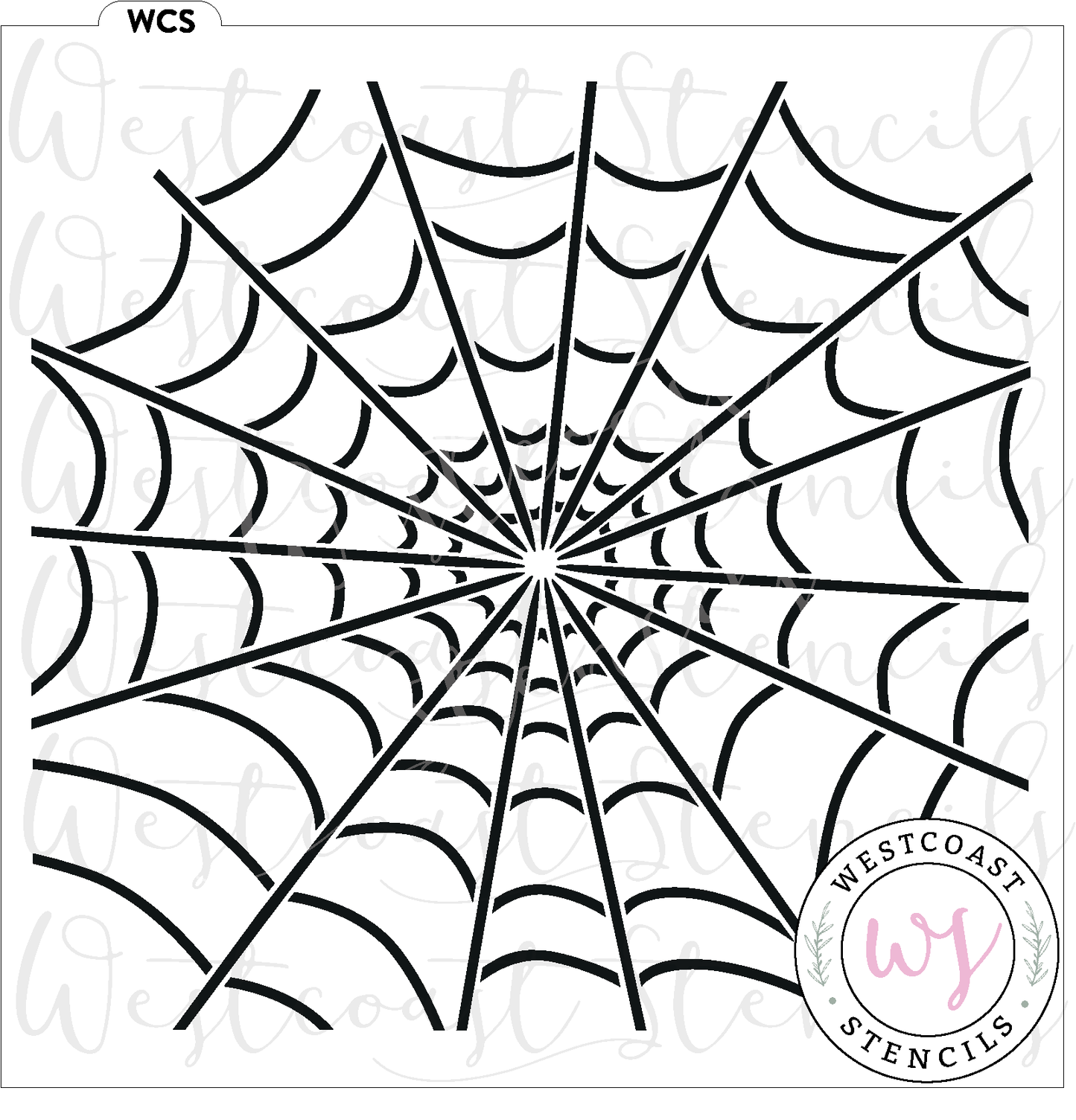 Spider's Web Stencil - DIGITAL DOWNLOAD