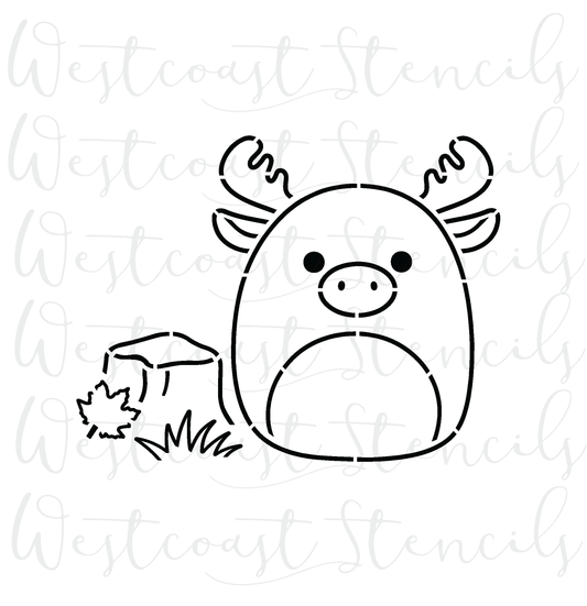 PYO Squishable Moose Stencil