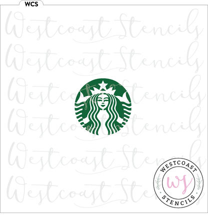 Coffee Lady Stencil - DIGITAL DOWNLOAD