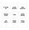 Swiftie Conversation Hearts Stencil