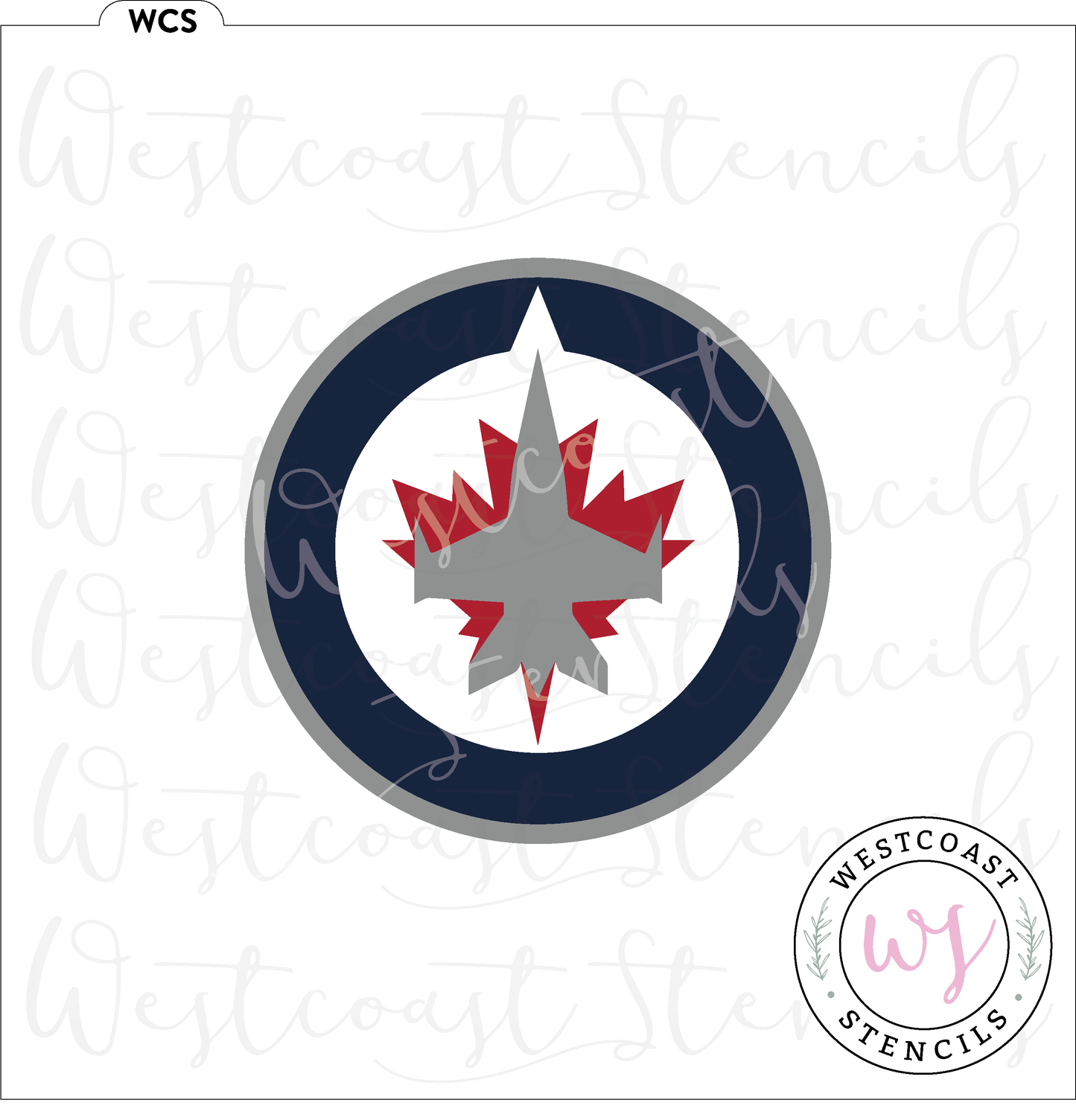 Winnipeg Jets Stencil - Digital Download