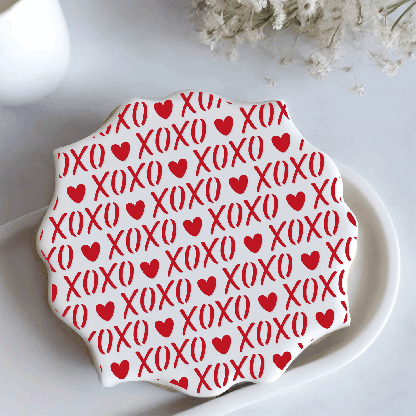 XO Background Stencil - DIGITAL DOWNLOAD