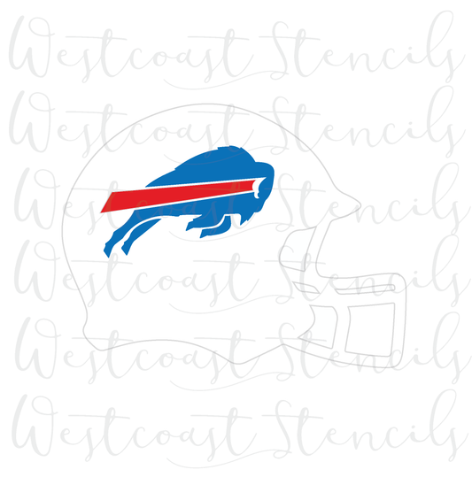 Buffalo Bills Helmet Stencil