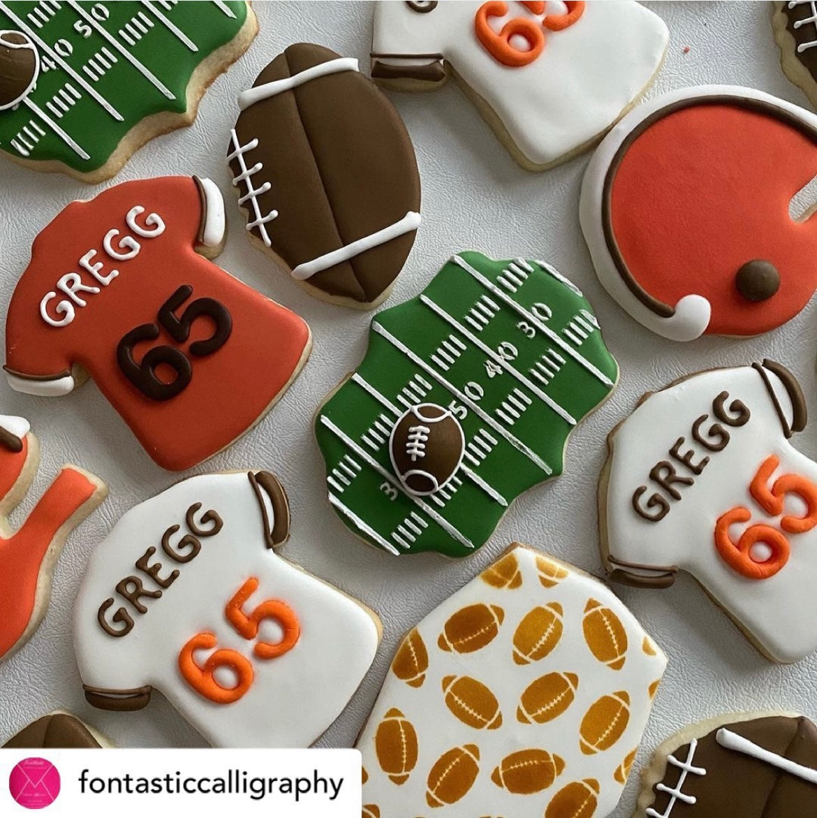 Football Field Background Stencil