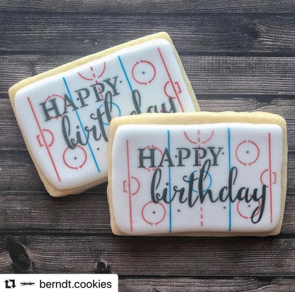 Hockey Rink Stencil, 3 Piece - Digital Download