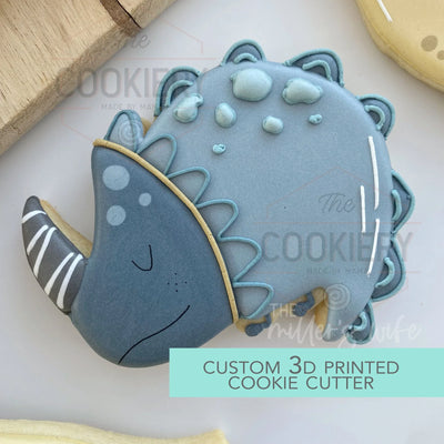 DINOSAUR COOKIE CUTTER - CUTE DINO COOKIE CUTTER - 3D PRINTED COOKIE CUTTER - TCK34187