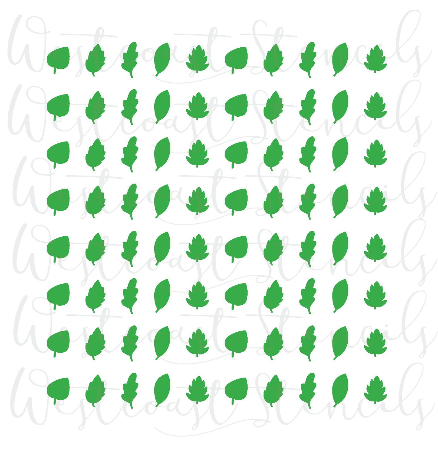 Leaf Sprinkle Stencil