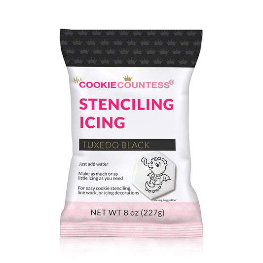 Instant Royal Icing Mix - Tuxedo Black